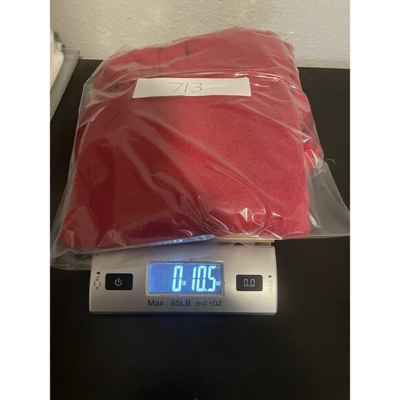 Chicos Women Tunic Size 3 US XL Red Rayon Stretch Soft Cozy Cowl Neck Minimalist - Picture 7 of 7